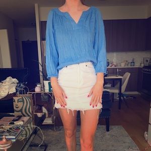 Vineyard Vines Blue Blouse